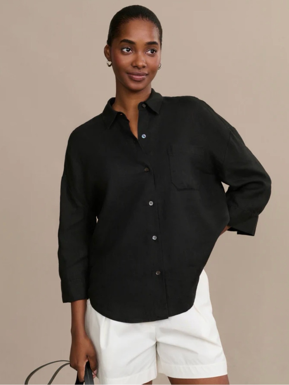 JENNI KAYNE Linen Logan Shirt